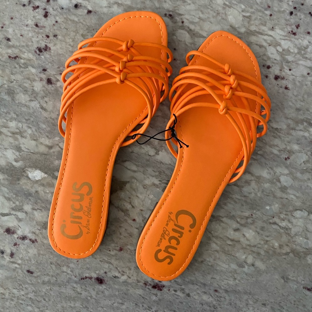 NEW Neon Orange Sliders